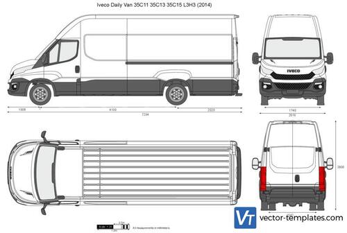 Iveco Daily Van 35C11 35C13 35C15 L4H3