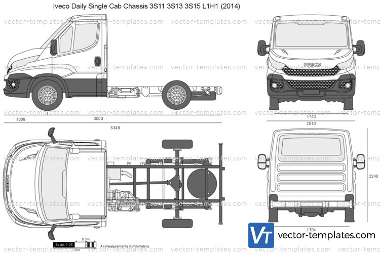 Iveco Daily Single Cab Chassis 3S11 3S13 3S15 L1H1