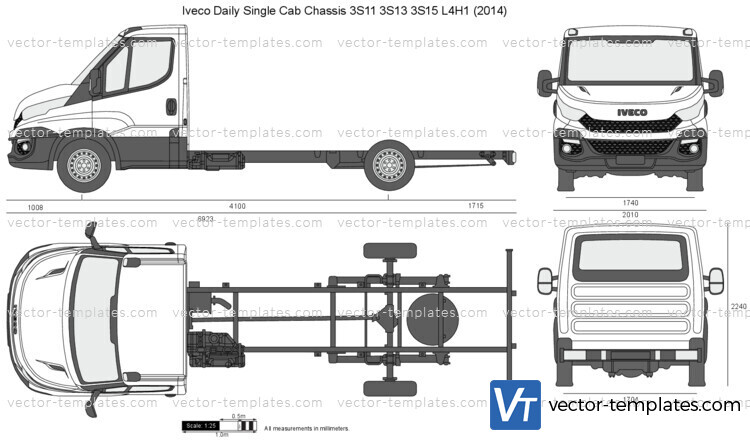 Iveco Daily Single Cab Chassis 3S11 3S13 3S15 L4H1