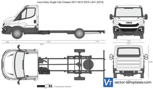 Iveco Daily Single Cab Chassis 3S11 3S13 3S15 L4H1