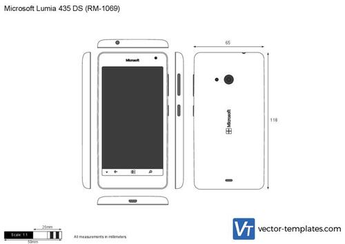 Microsoft Lumia 435 DS (RM-1069)