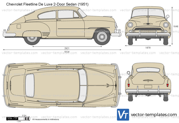 Chevrolet Fleetline De Luxe 2-Door Sedan