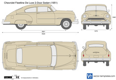 Chevrolet Fleetline De Luxe 2-Door Sedan