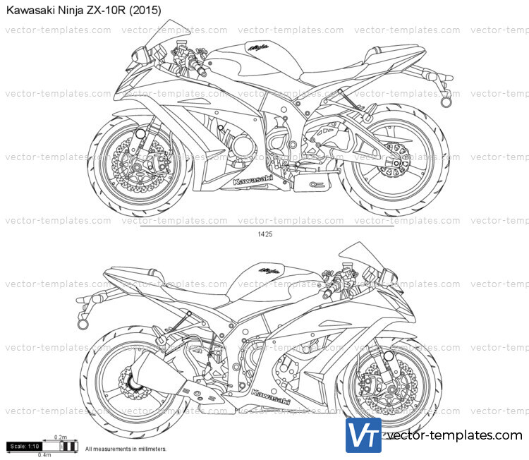 Templates Motorcycles Kawasaki Kawasaki Ninja Zx 10r