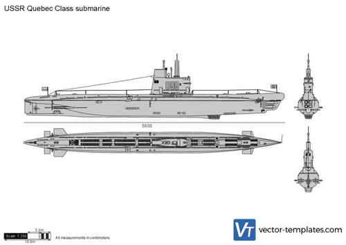 USSR Quebec Class submarine