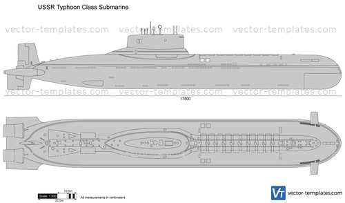 USSR Typhoon Class Submarine