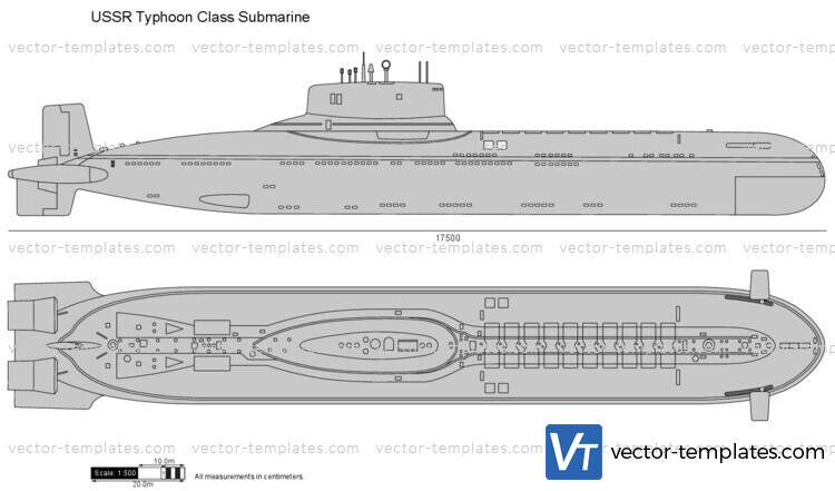 USSR Typhoon Class Submarine