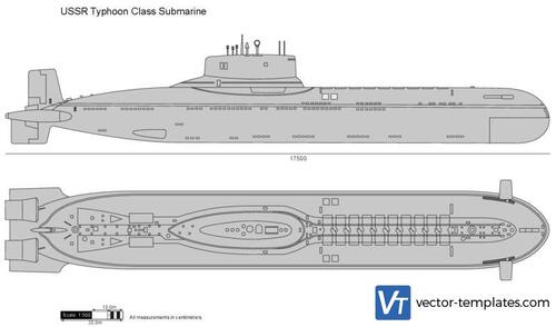 USSR Typhoon Class Submarine