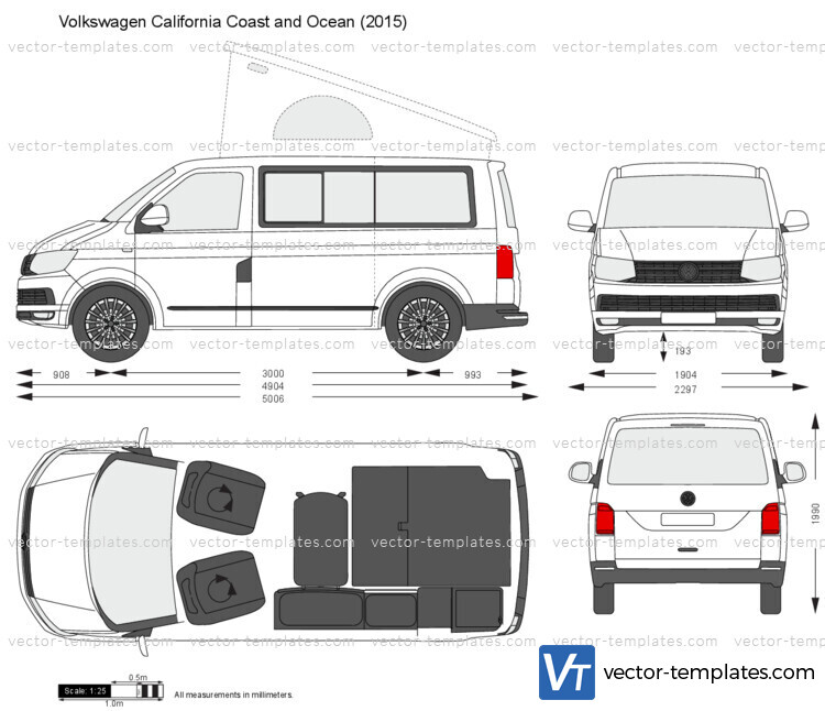 Volkswagen California Coast and Ocean T6