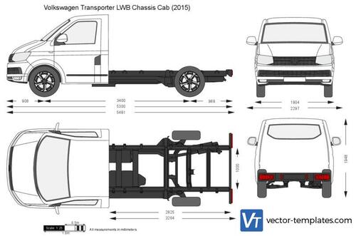 Volkswagen Transporter T6 LWB Chassis Cab