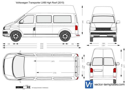 Volkswagen Transporter T6 LWB High Roof