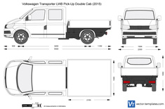 Volkswagen Transporter T6 LWB Pick-Up Double Cab