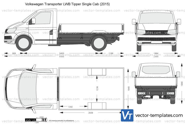 Volkswagen Transporter T6 LWB Tipper Single Cab