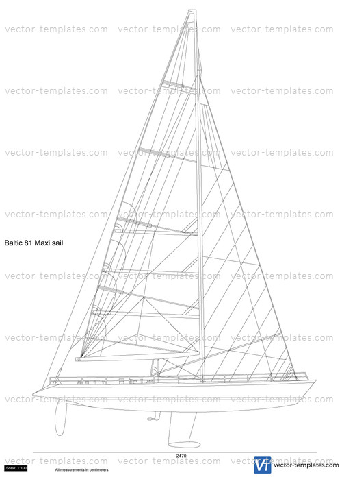 Baltic 81 Maxi sail