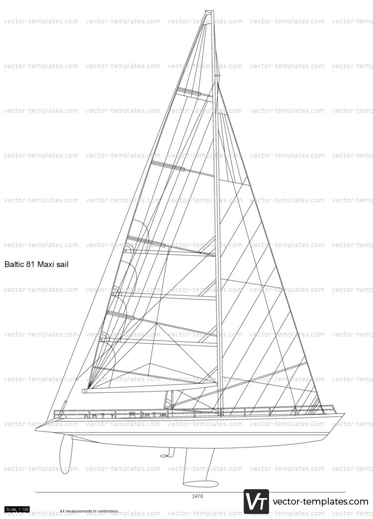 Baltic 81 Maxi sail