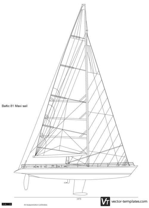 Baltic 81 Maxi sail