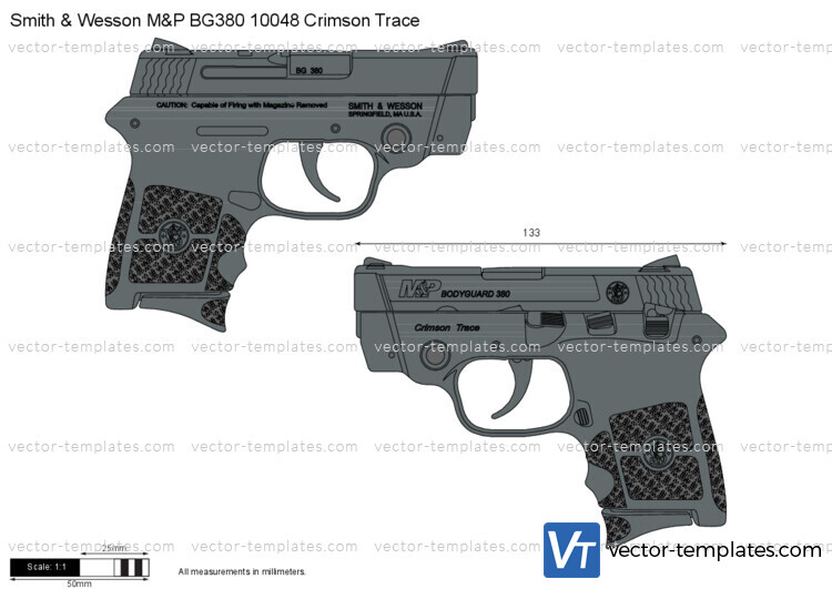 Smith & Wesson M&P BG380 10048 Crimson Trace