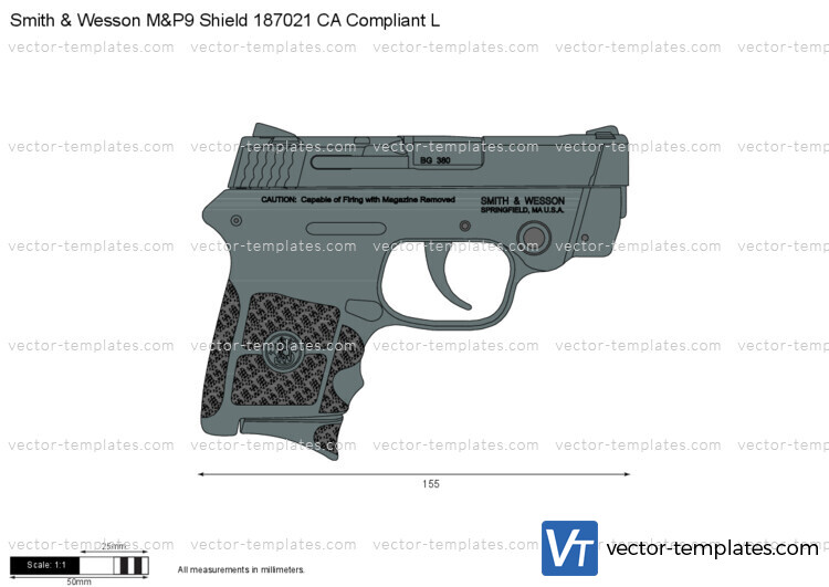 Smith & Wesson M&P9 Shield 187021 CA Compliant L