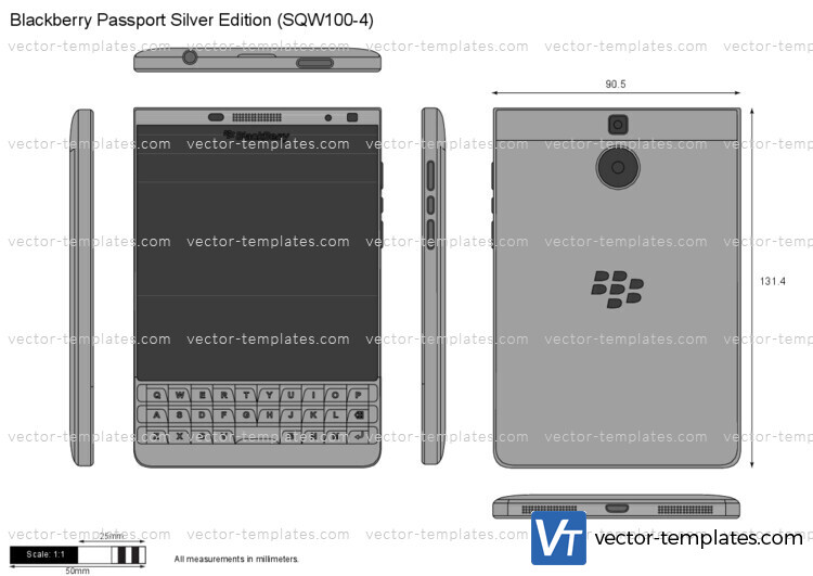 Blackberry Passport Silver Edition (SQW100-4)