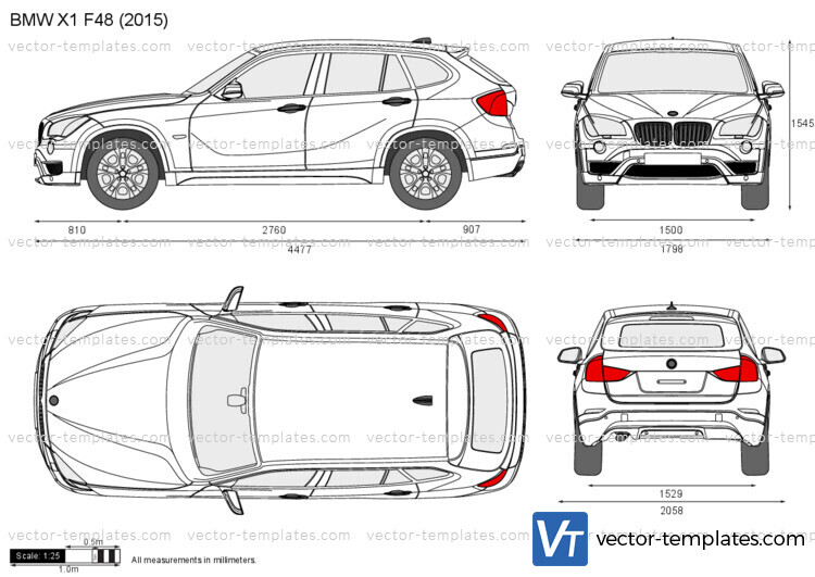 Templates - Cars - BMW - BMW X1 F48