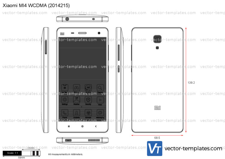 Xiaomi MI4 WCDMA (2014215)