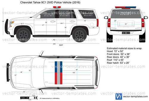 Templates Cars Chevrolet Chevrolet Tahoe 9c1 2wd Police Vehicle