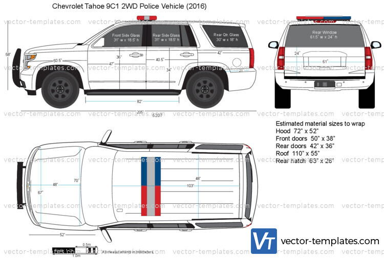 Chevrolet Tahoe 9C1 2WD Police Vehicle