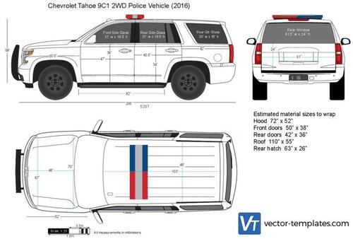 Chevrolet Tahoe 9C1 2WD Police Vehicle