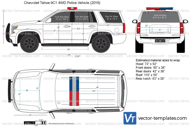 Chevrolet Tahoe 9C1 4WD Police Vehicle