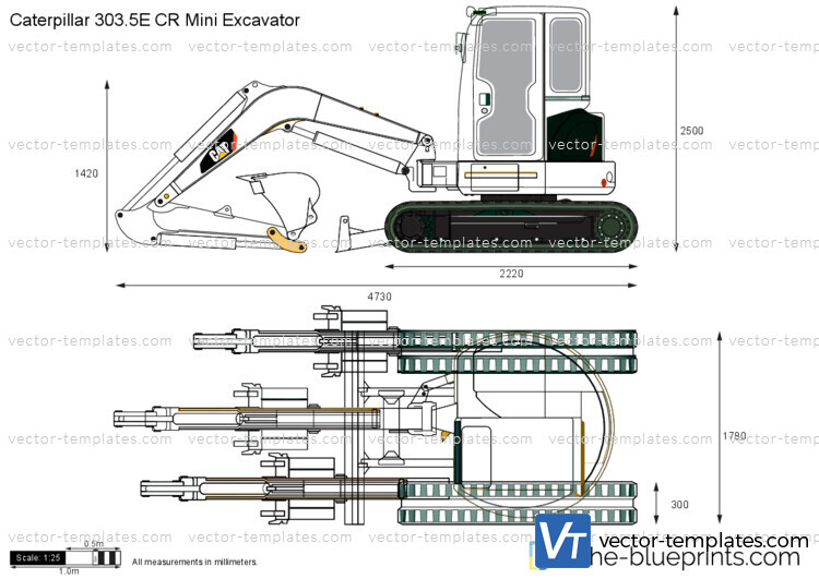 Caterpillar 303.5E CR Mini Excavator