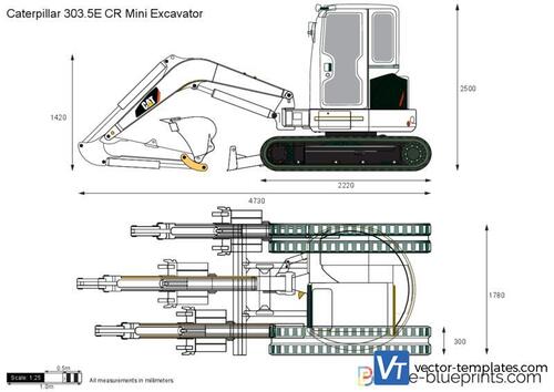 Caterpillar 303.5E CR Mini Excavator