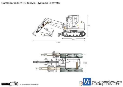 Caterpillar 308E2 CR SB Mini Hydraulic Excavator