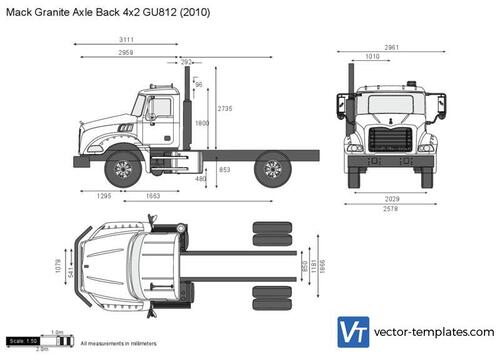 Mack Granite Axle Back 4x2 GU812