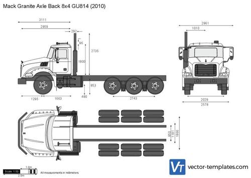 Mack Granite Axle Back 8x4 GU814