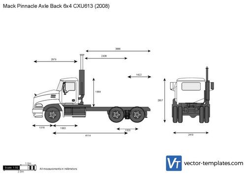 Mack Pinnacle Axle Back 6x4 CXU613