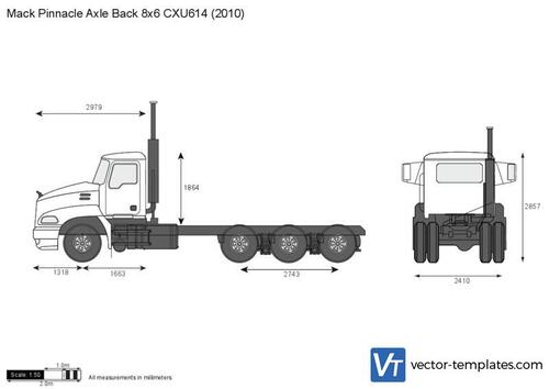 Mack Pinnacle Axle Back 8x6 CXU614