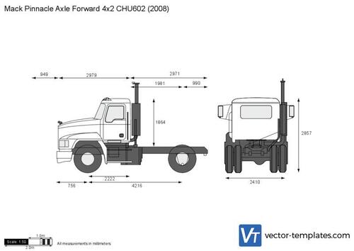 Mack Pinnacle Axle Forward 4x2 CHU602