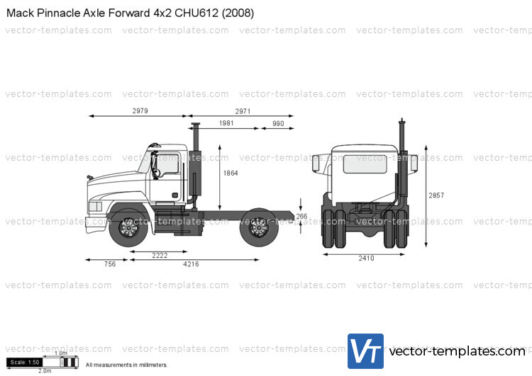 Mack Pinnacle Axle Forward 4x2 CHU612