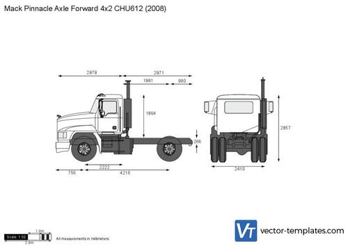 Mack Pinnacle Axle Forward 4x2 CHU612