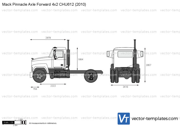 Mack Pinnacle Axle Forward 4x2 CHU612