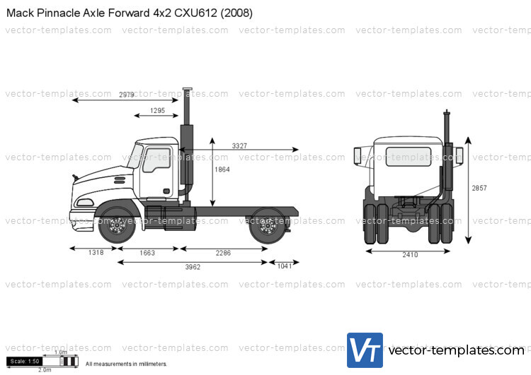 Mack Pinnacle Axle Forward 4x2 CXU612