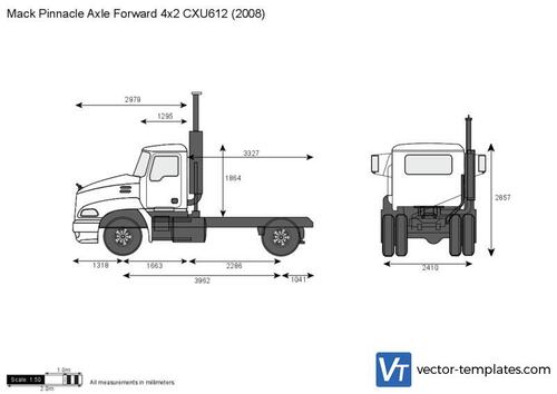 Mack Pinnacle Axle Forward 4x2 CXU612