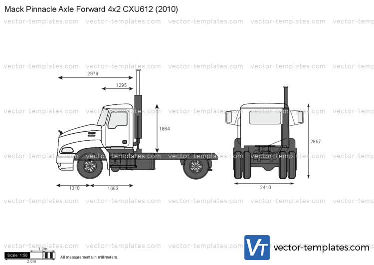 Mack Pinnacle Axle Forward 4x2 CXU612