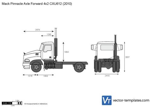 Mack Pinnacle Axle Forward 4x2 CXU612