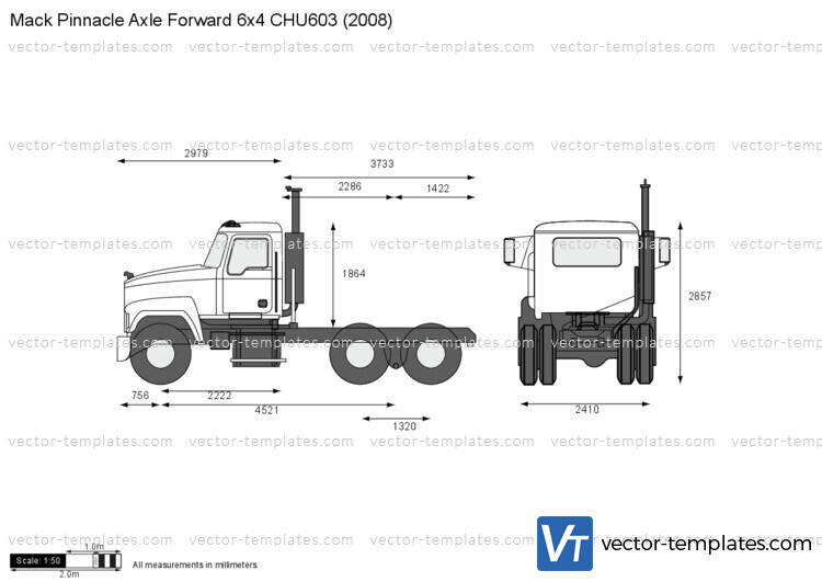 Mack Pinnacle Axle Forward 6x4 CHU603