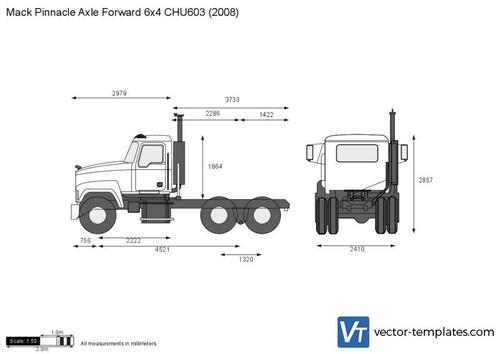 Mack Pinnacle Axle Forward 6x4 CHU603