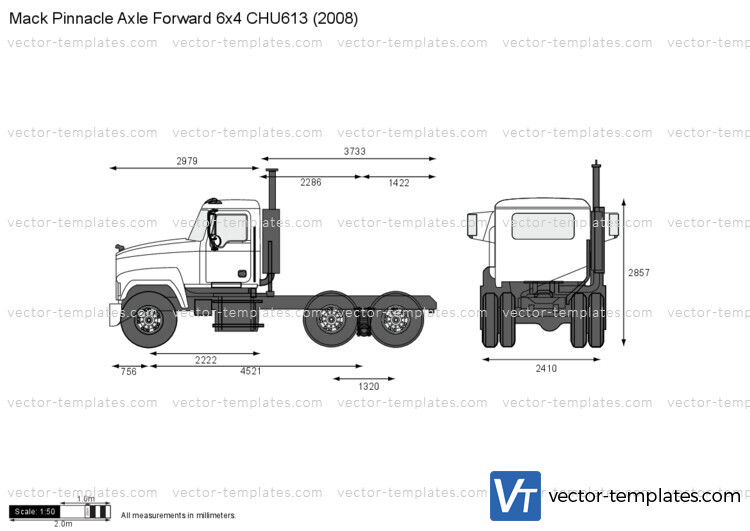 Mack Pinnacle Axle Forward 6x4 CHU613