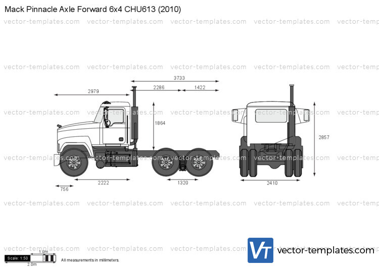 Mack Pinnacle Axle Forward 6x4 CHU613