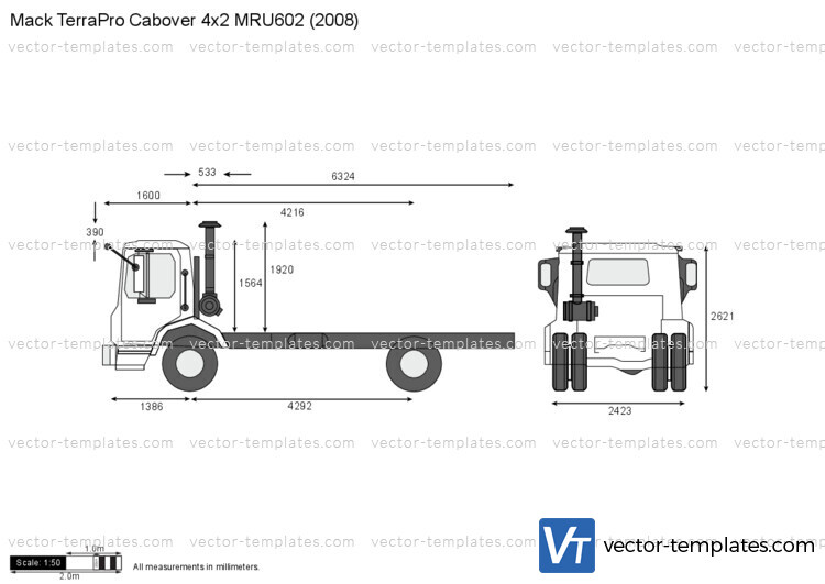 Mack TerraPro Cabover 4x2 MRU602