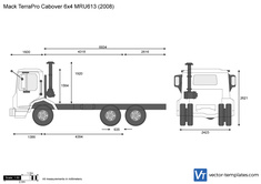 Mack TerraPro Cabover 6x4 MRU613